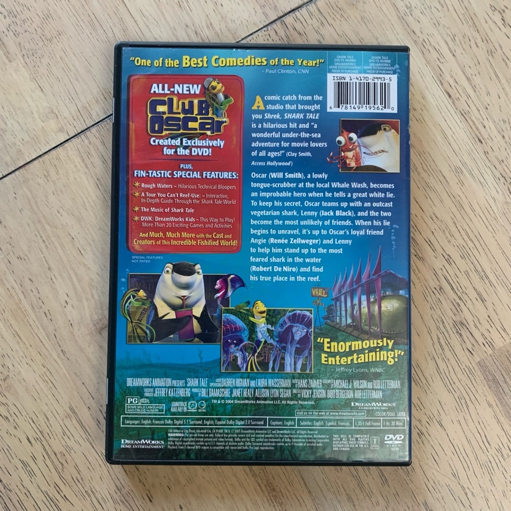 Shark Tale DVD - Picture 2 of 3